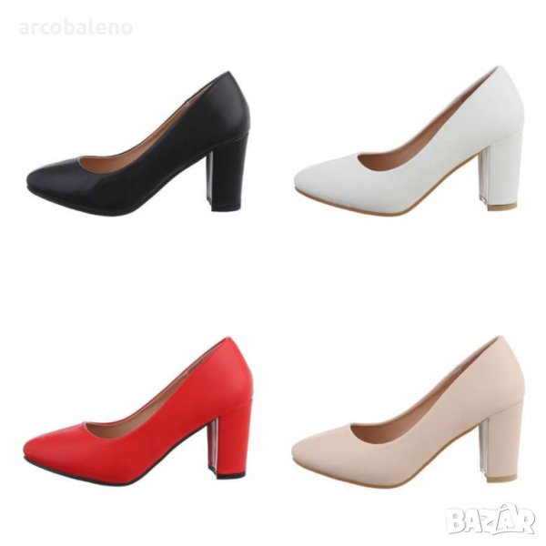 Дамски обувки на висок ток, 4цвята , снимка 1