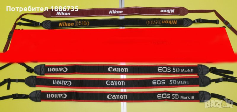 Ремъци за врат за CANON и NIKON, снимка 1