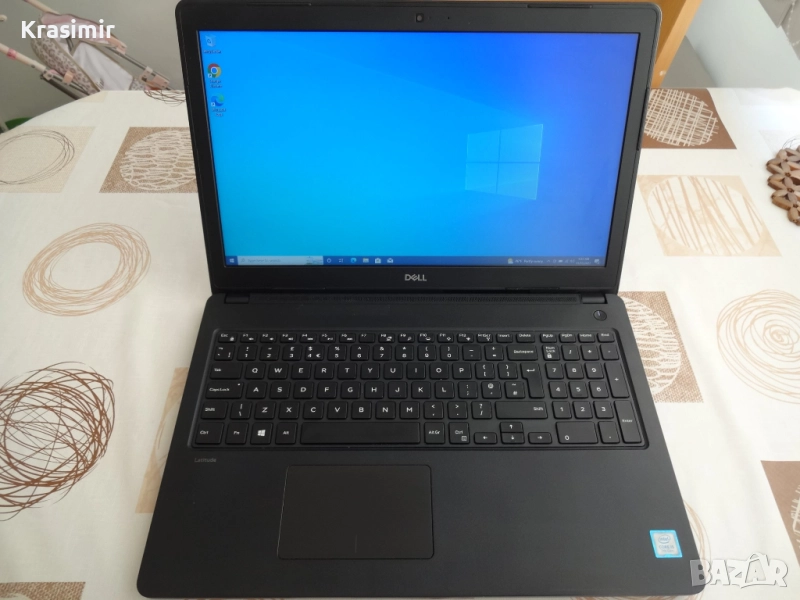 Лаптоп 15.6" DELL Latitude 3580 i5-7200U 2.5GHz/RAM 8GB DDR4/SSD 128GB/HDMI/Web-Камера, снимка 1