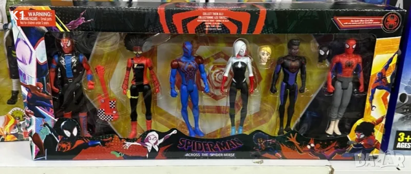 Комплект 6 фигурки Avengers Spiderman, Спайдърмен, снимка 1