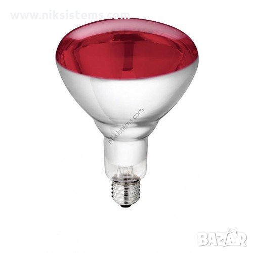 Инфрачервена Лампа червена 150 и 250 W - Philips, снимка 1