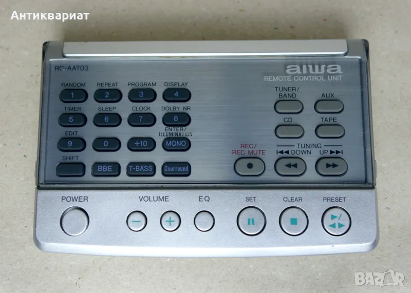 Дистанционно AIWA RC-AAT03 за музикални системи AIWA , снимка 1