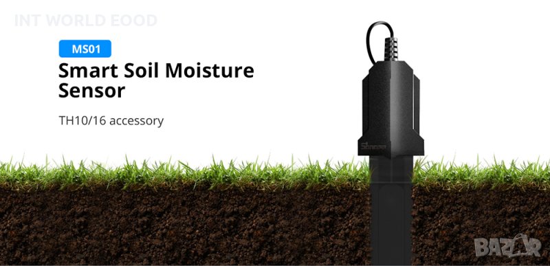 SONOFF MS01 Интелигентен сензор за влажност на почвата RJ11, снимка 1