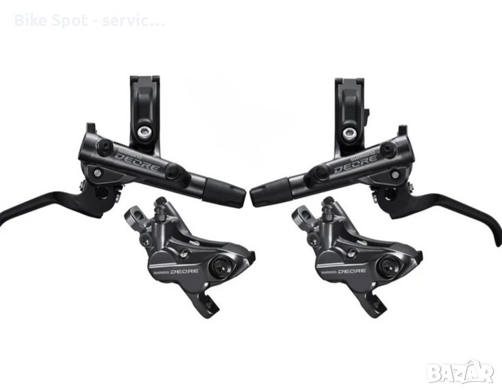 Shimano Deore BR-M6120 4-Piston J-Kit Disc Brake Set 4-Бутални Дискови Спирачки, снимка 1