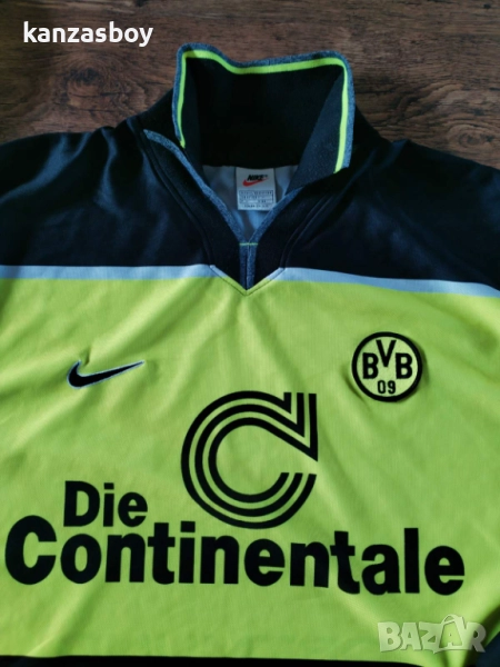 borussia dortmund nike 1997/98 home long sleeve vintage shirt - колекционерска футболна блуза 2ХЛ , снимка 1