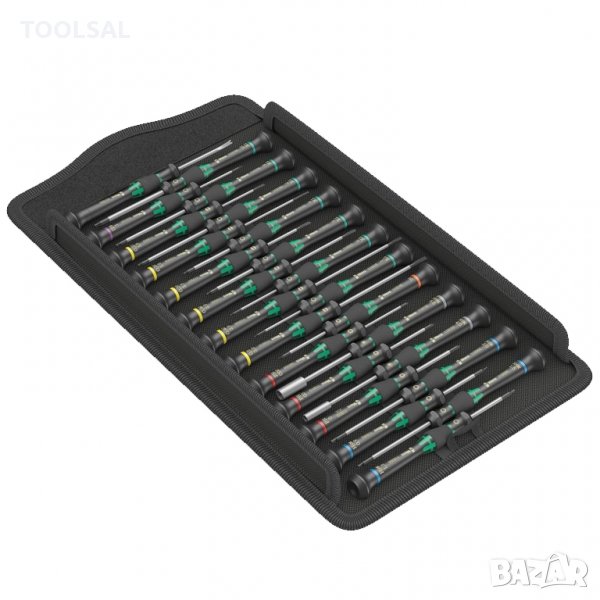 Отвертка Wera комплект за фина механика PH/PZ/SB/TX/SW 25 бр., снимка 1