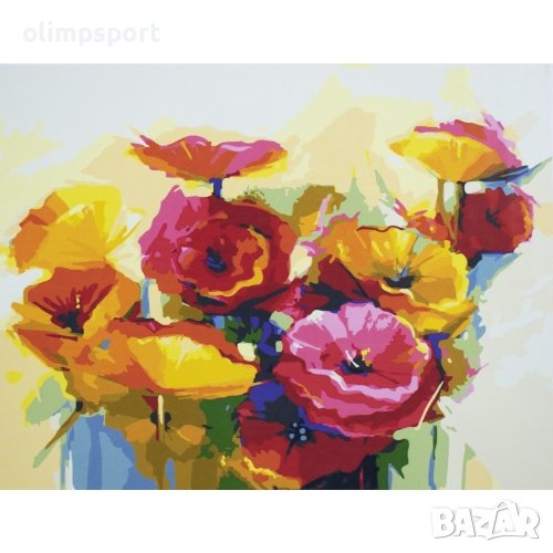 Комплект за рисуване  по номера с платно 50х40 см, Модел 58 (27014658) , снимка 1