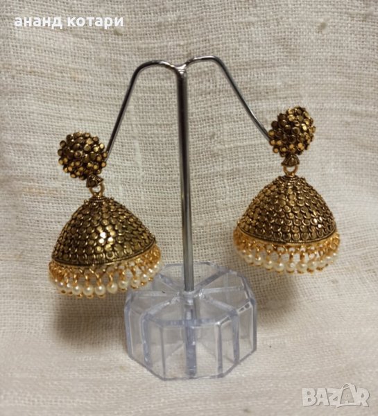 Обеци висящи, камбанки (джумпка) М5, снимка 1