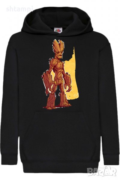Детски Суитчър/Суитшърт Marvel Groot 1,Игра,Подарък,Изненада,Забавление,Рожден Ден, снимка 1