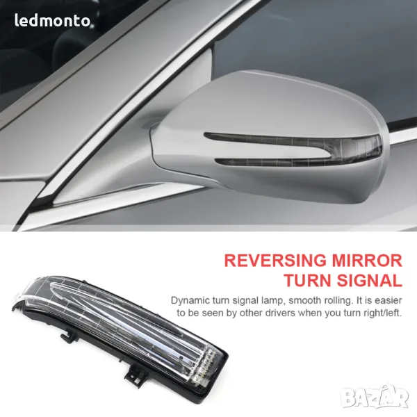 Мигачи за Огледала за Mercedes B CLC CLS W207 SL SLK R171 Мигач огледало, снимка 1