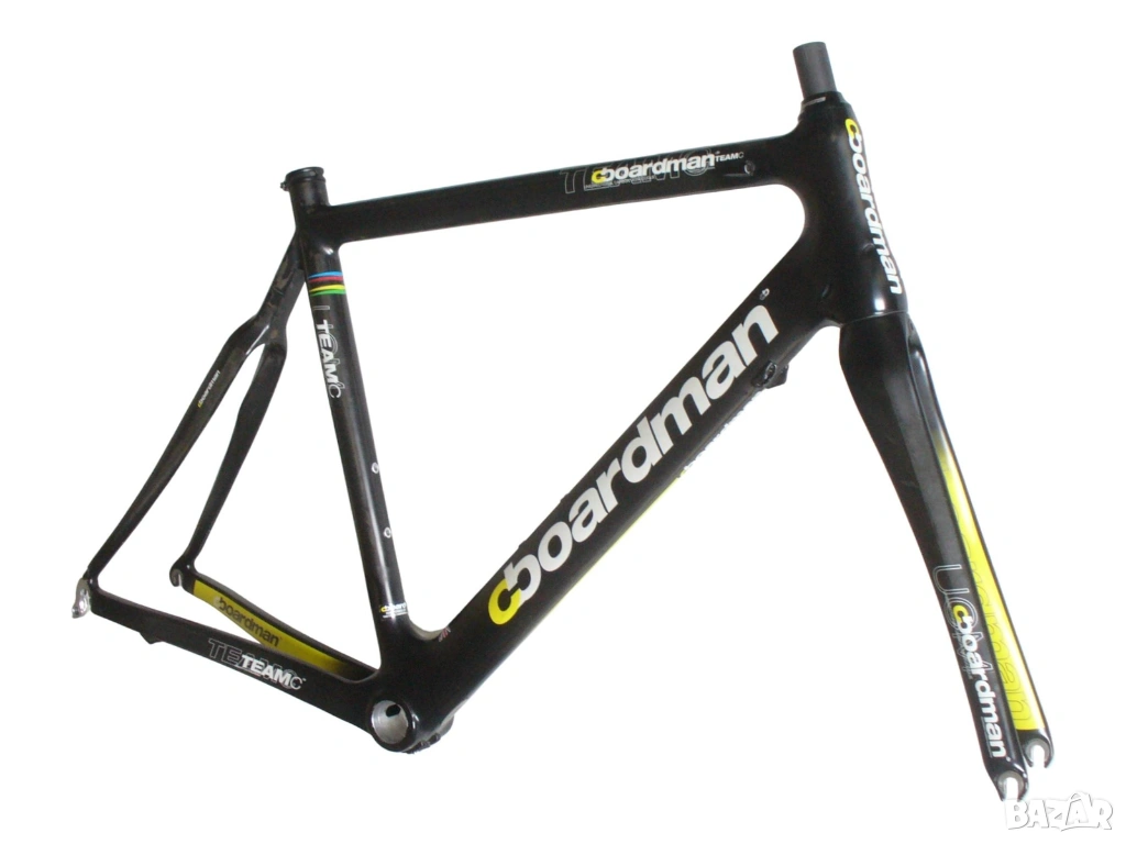 Boardman Team Carbon L/55.5см карбонова шосейна рамка / фреймсет, снимка 1