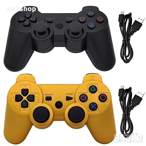 Джойстик с кабел Dualshock 3 за компютър, playstation 3, снимка 1