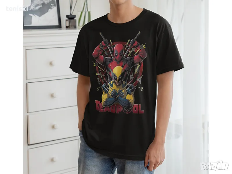Тениски Дедпул Deadpool Всички мъжки и детски размери, снимка 1