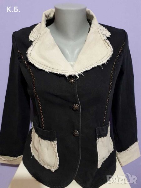 Арт сако с мъниста р-р S, снимка 1