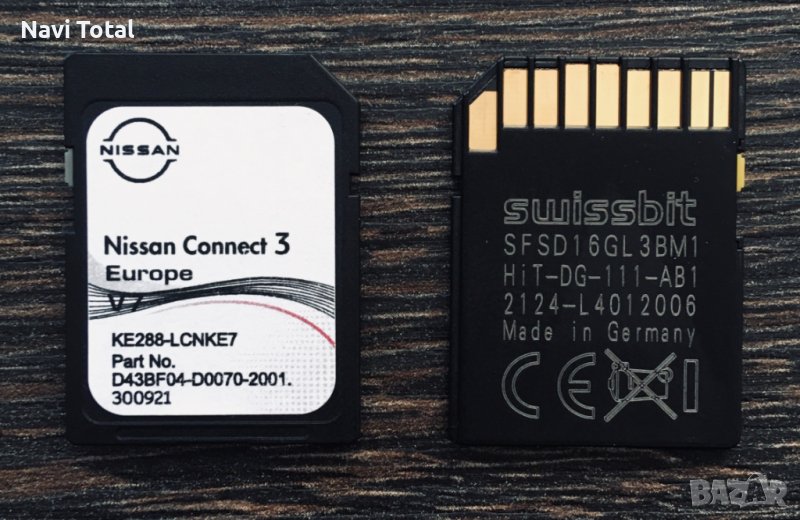 Ново 2024г NISSAN CONNECT3 V7 Навигационна SD Card сд карта Нисан, снимка 1