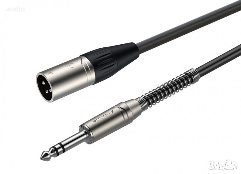 Кабел XLR/M - 6.3 mm stereo jack ROXTONE SMXJ210 - 1.5, снимка 1