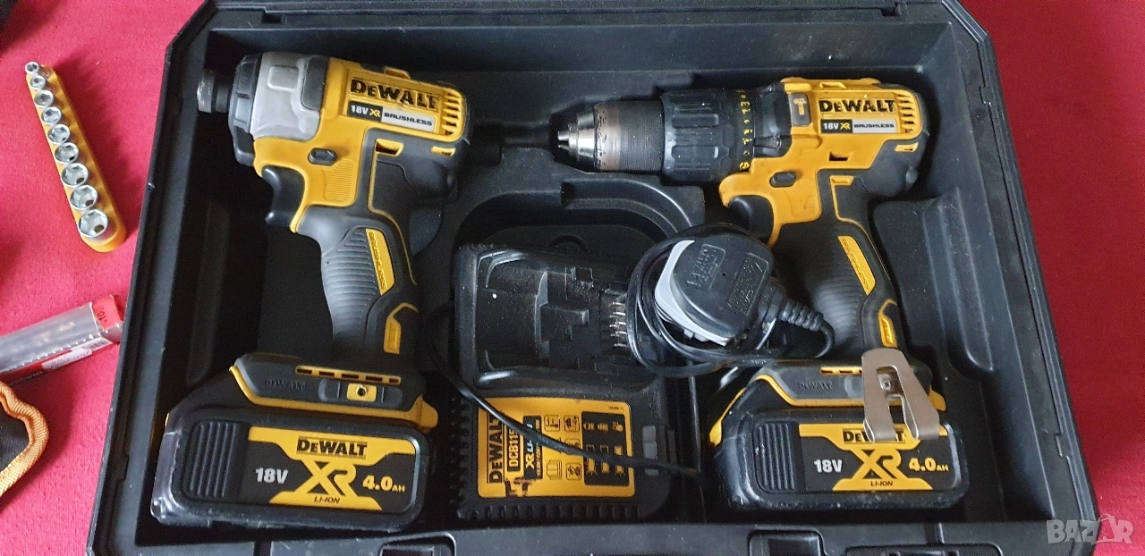 Девалт Винтоверт и Импакт DCD778....18v 4ah много добро състояние , снимка 1