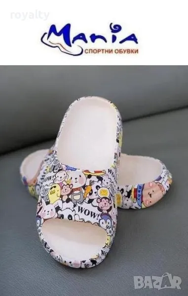 Дамски цветни чехли, снимка 1