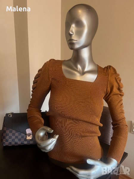 Дамска блуза в цвят горчица !, снимка 1