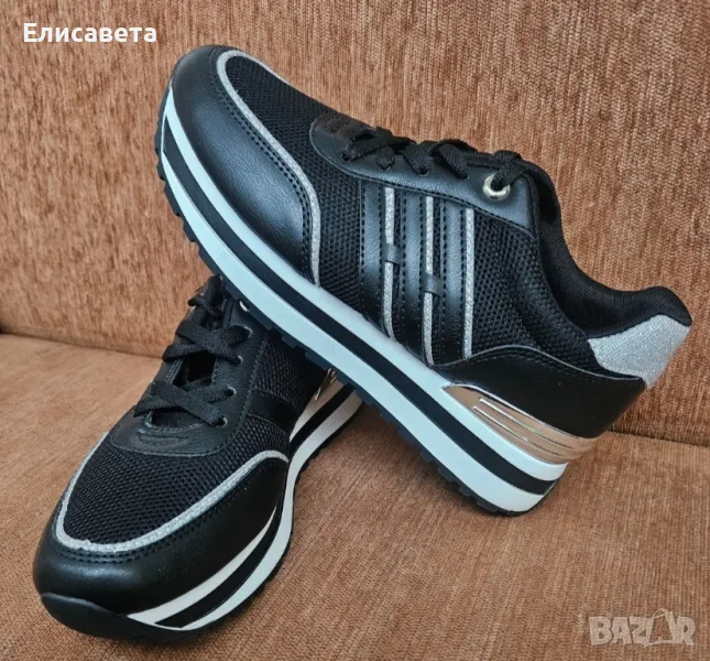 Дамски модерни кецове на платформа , снимка 1