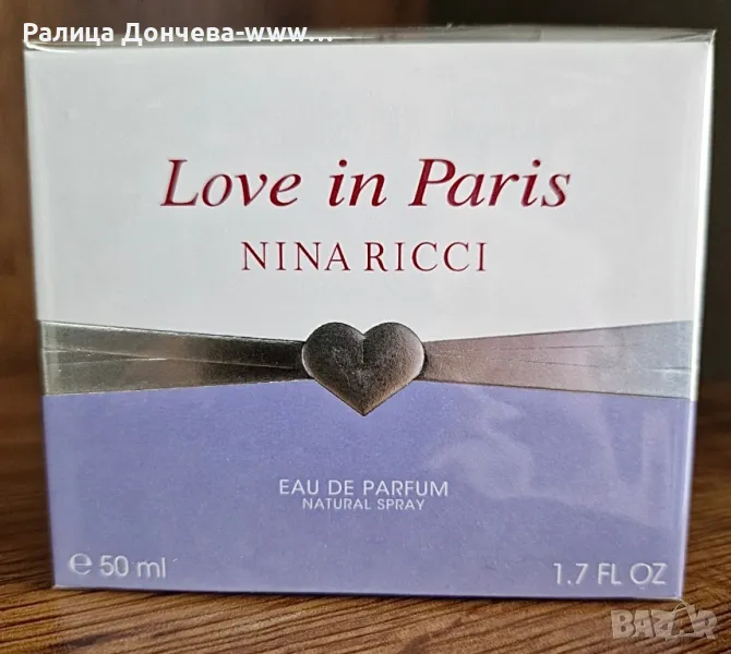 ПАРФЮМ ПРОДУКТ-NINA RICCI-LOVE IN PARIS, снимка 1