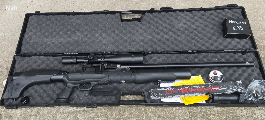Въздушна пушка PCP Hatsan Hercules 666 6,35мм, снимка 1