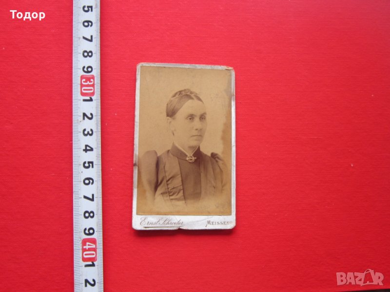 Стара снимка на дебел картон 1, снимка 1