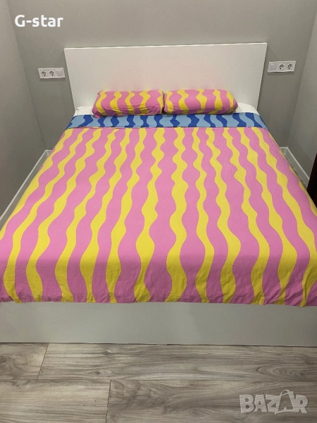 Спалня с матрак, подматрачна рамка и повдигащ механизъм, снимка 1