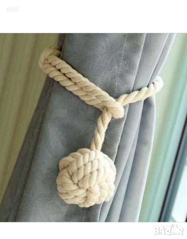 Връзки за завеси от 2 части,, снимка 1