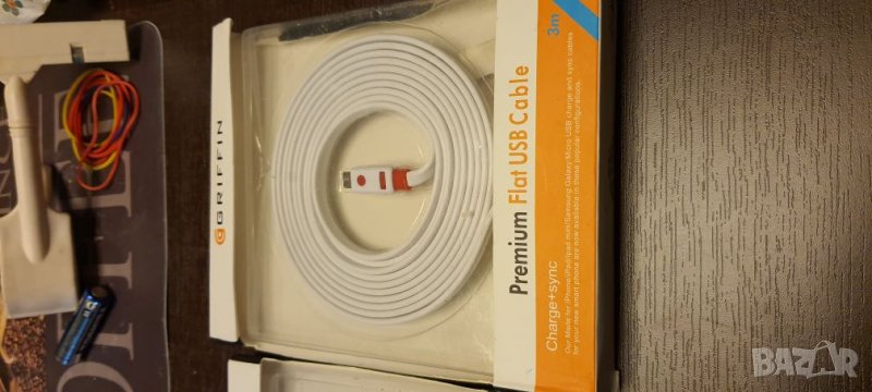 Кабел за зарядно за телефон 2м и 3м, снимка 1