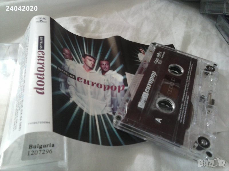 Eiffel 65 ‎– Europop лицензна касета, снимка 1