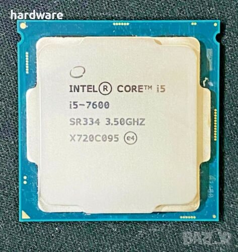 десктоп процесор intel i5 7600 socket 1151, снимка 1