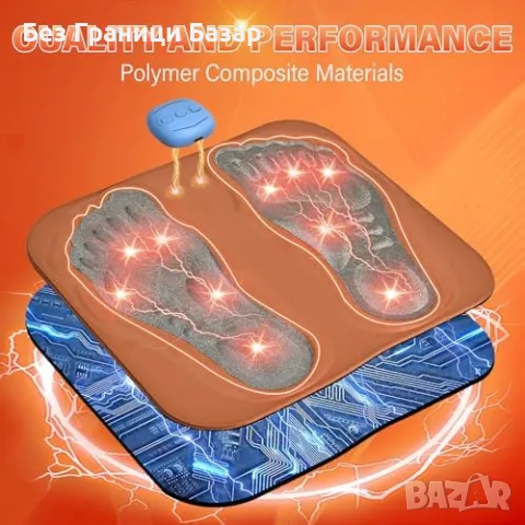 Нов Електронен масажор за кръвообращение и болка в краката с 15 нива, снимка 7 - Масажори - 48158507