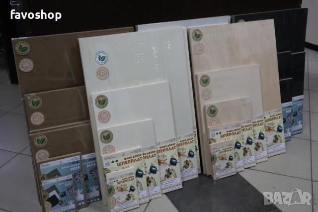 Шперплат 2мм A2–A6 – двустранно шлайфан – комплекти