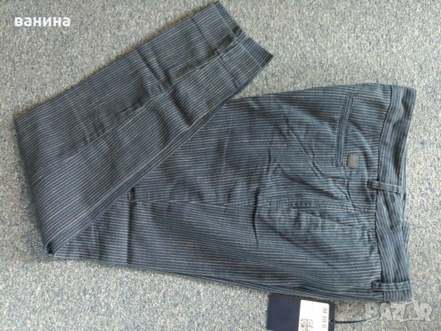 Оригинални TRU TRUSSARDI елегантни тъмно сини панталони Мр-р, снимка 13 - Панталони - 35377972