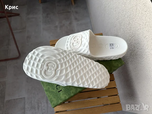 Мъжки чехли Gucci, снимка 5 - Мъжки чехли - 55891000