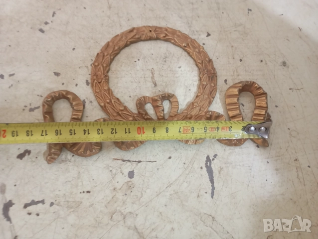 барокова апликация от бронз, снимка 3 - Антикварни и старинни предмети - 52919480