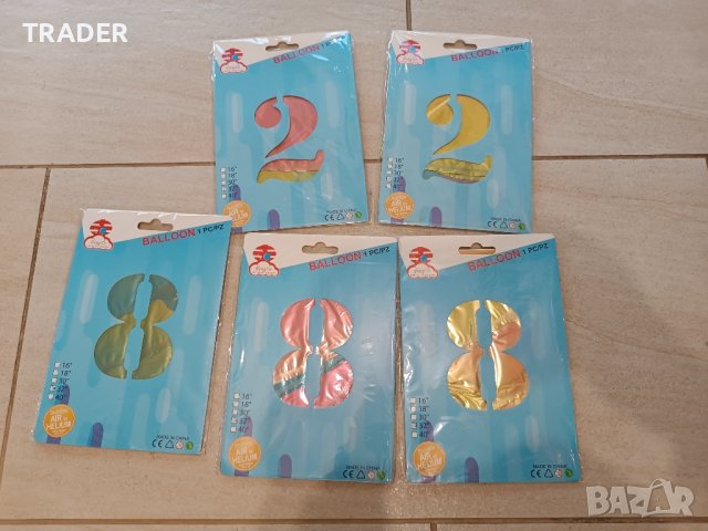 Балон цифра 2 и 8 за рожден ден , снимка 4 - Други - 42728536