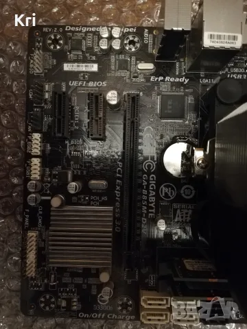 Комплект Процесор i7 4770, Дъно Gigabytes, Рам 16GB 1600mhz и Охладител Arctic, снимка 3 - Дънни платки - 56217917