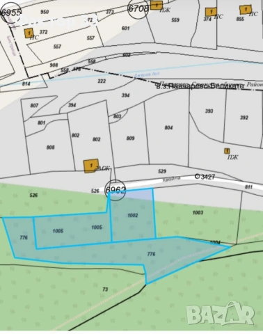 ВЕЛИКОЛЕПНИ ПАРЦЕЛИ  с ВИЗИ в  кв.Бистрица/ Панчарево , снимка 6 - Парцели - 53283886