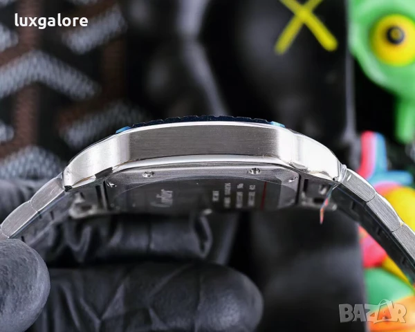 Мъжки часовник Cartier Santos de Cartier с автоматичен механизъм, снимка 5 - Мъжки - 51399360