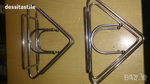 Стойки за салфетки 2 бр., снимка 3 - Аксесоари за кухня - 37294809