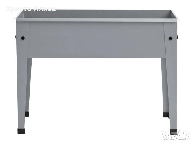 Метална саксия Цветарник Кашпа Parkside Сива PARKSIDE, снимка 5 - Саксии и кашпи - 51756259