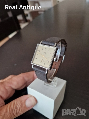 Рядък антикварен колекционерски немски ръчен часовник Nomos- Glashutte , снимка 5 - Мъжки - 51617241