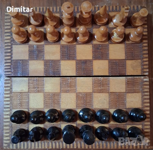 Продавам два броя ръчно изработен шах ! , снимка 3 - Антикварни и старинни предмети - 54038357