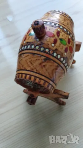 Дървено буренце на стойка, снимка 2 - Други - 50316332