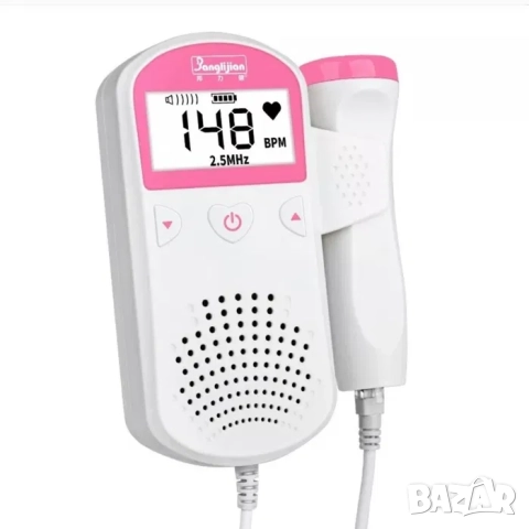 Фетален доплер, фетален монитор, сърдечен ритъм на бебе, тонове бебе, снимка 2 - Медицинска апаратура - 52165182
