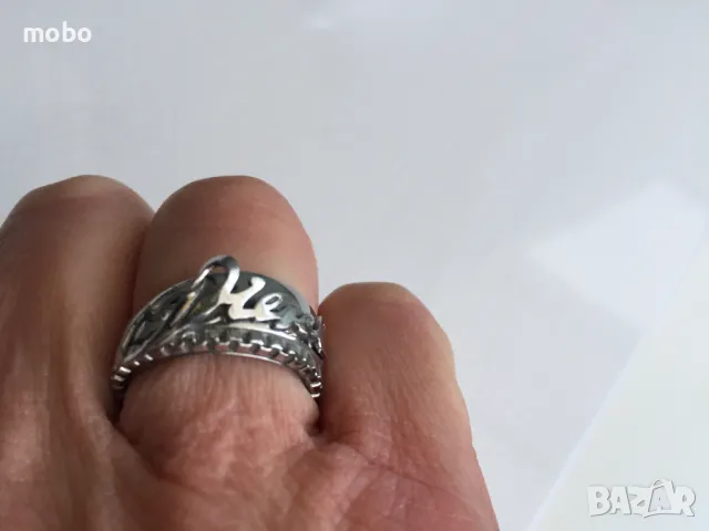 Красива халка, марка DIESEL, общо тегло 8.25г  , снимка 3 - Пръстени - 49901648