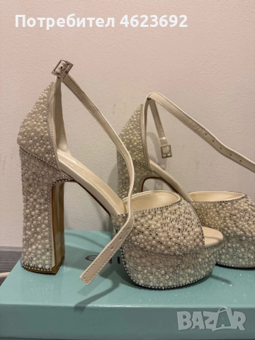 Булчински обувки+чанта, снимка 2 - Дамски обувки на ток - 52063373