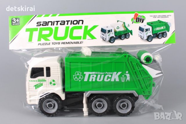 Камион за боклук с отвертка, снимка 1 - Коли, камиони, мотори, писти - 37373763